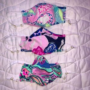 Set of 3 Lilly Pulitzer Masks